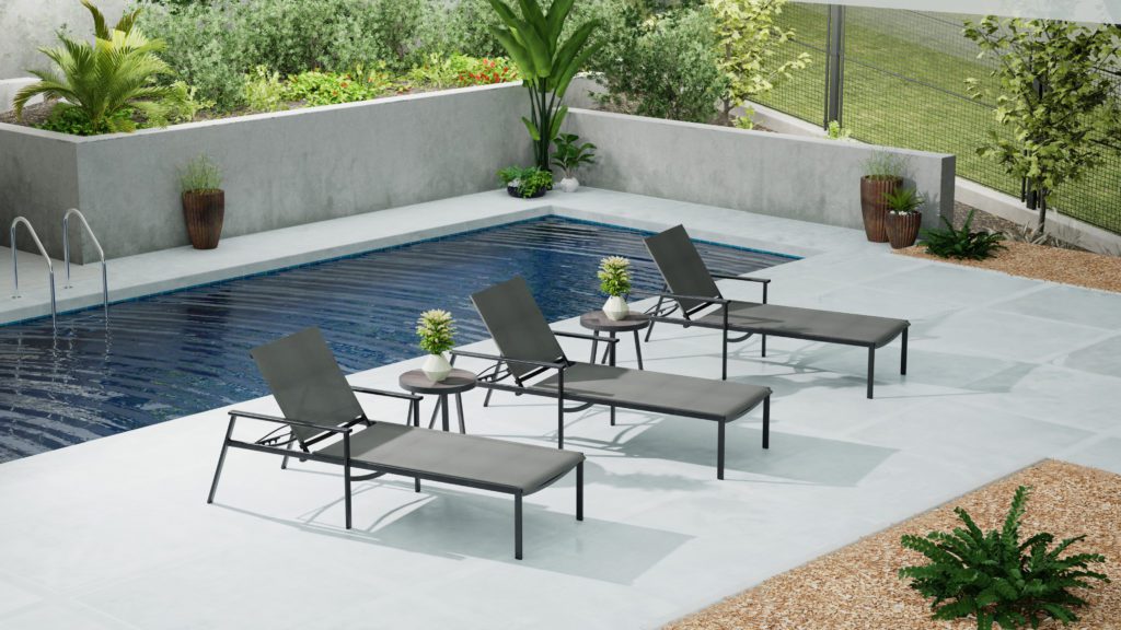 Marin Sling Chaise Lounge Chair by Ow Lee