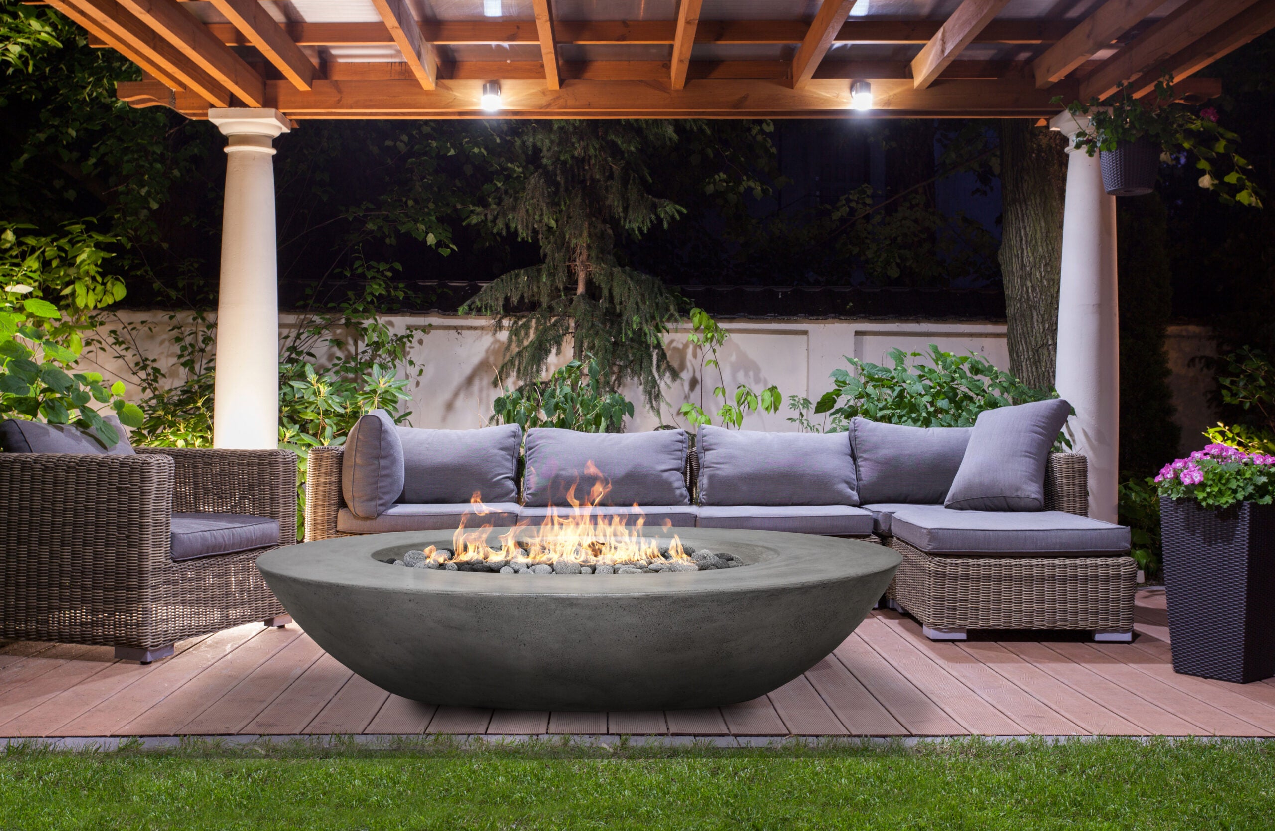 Ovale Fire Bowl