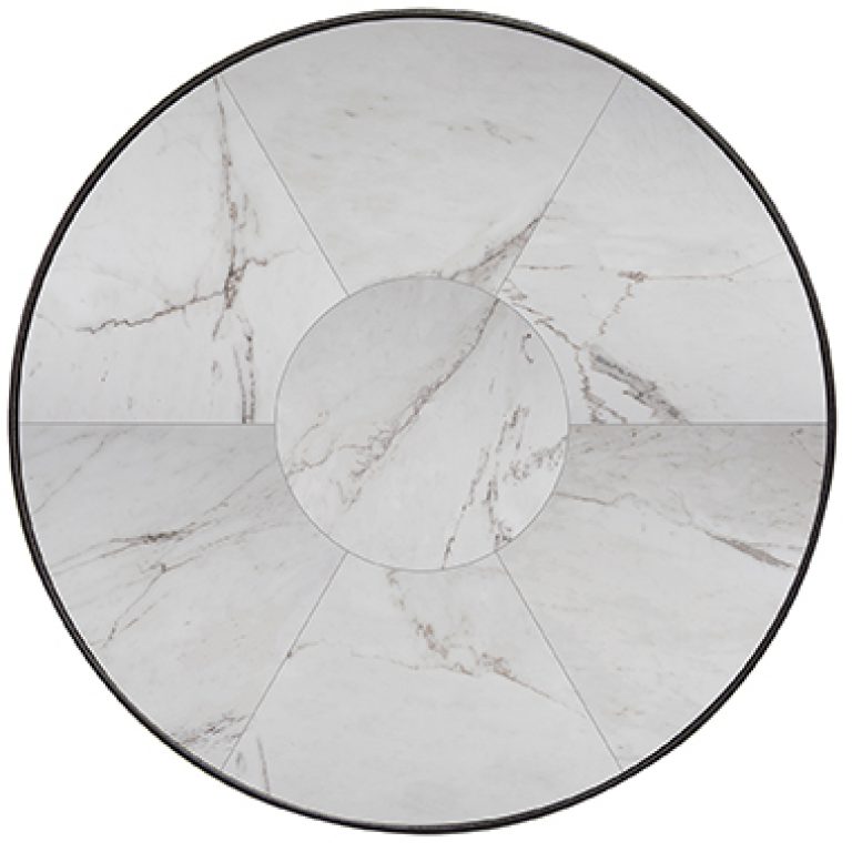 42" Rd. Fresco Table Top with Aluminum Rim by O.W. Lee.