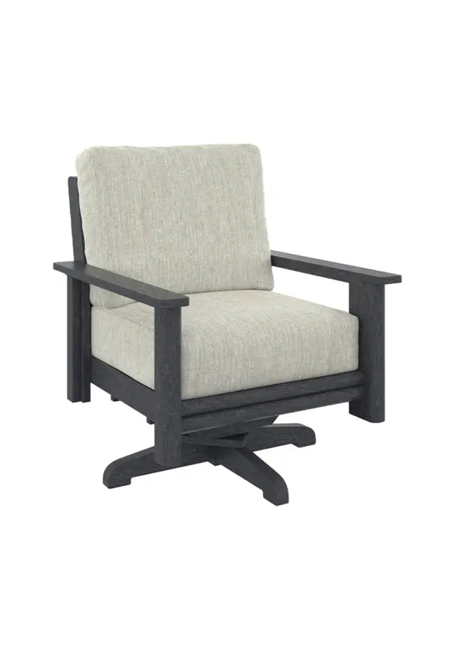 Portside Cushion Swivel Lounge Chair Frame by Tropitone