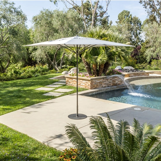 24" Round Steel Plate Free Standing Base by Tropitone