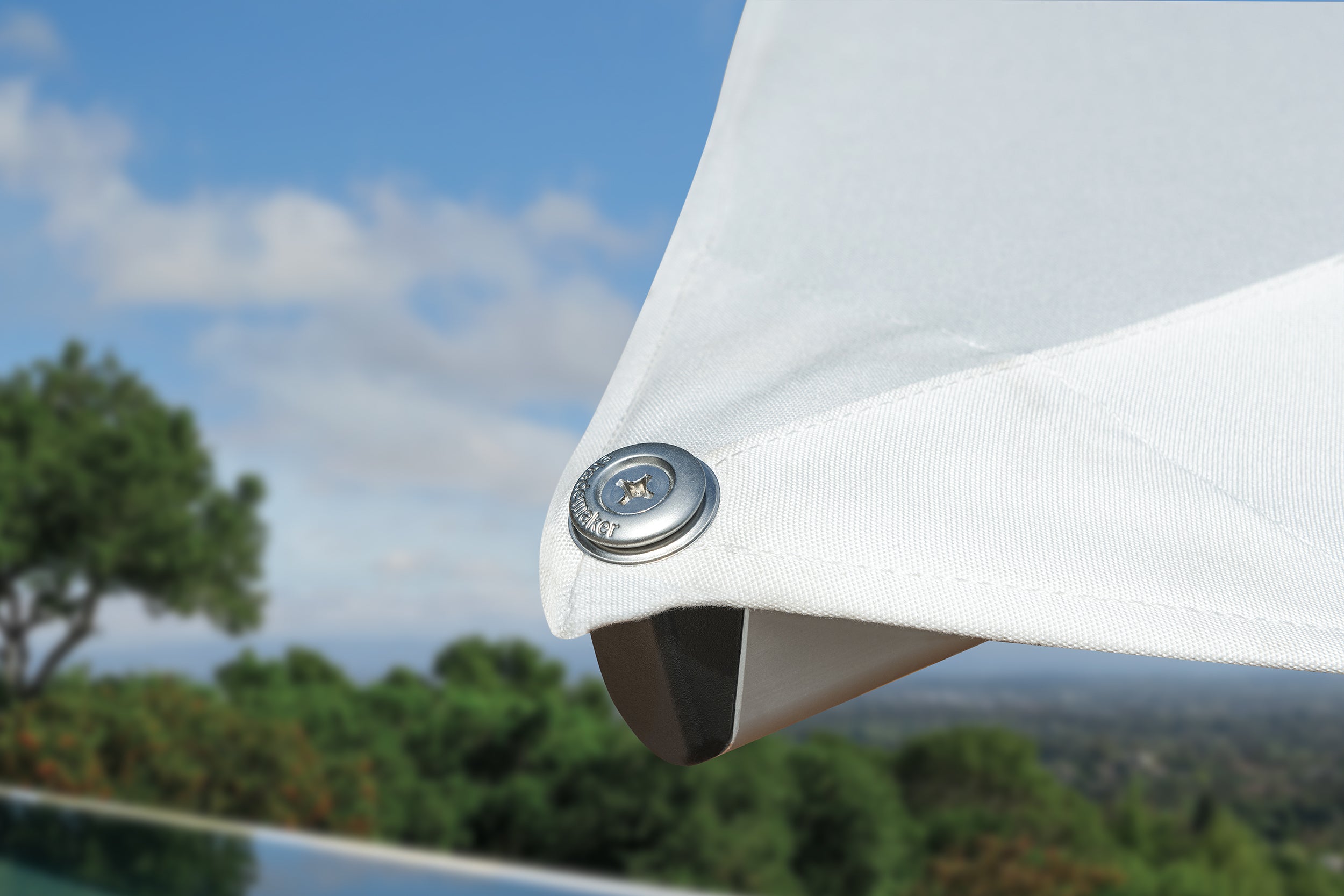 16.5 ft Square Astral Umbrella by Shademaker