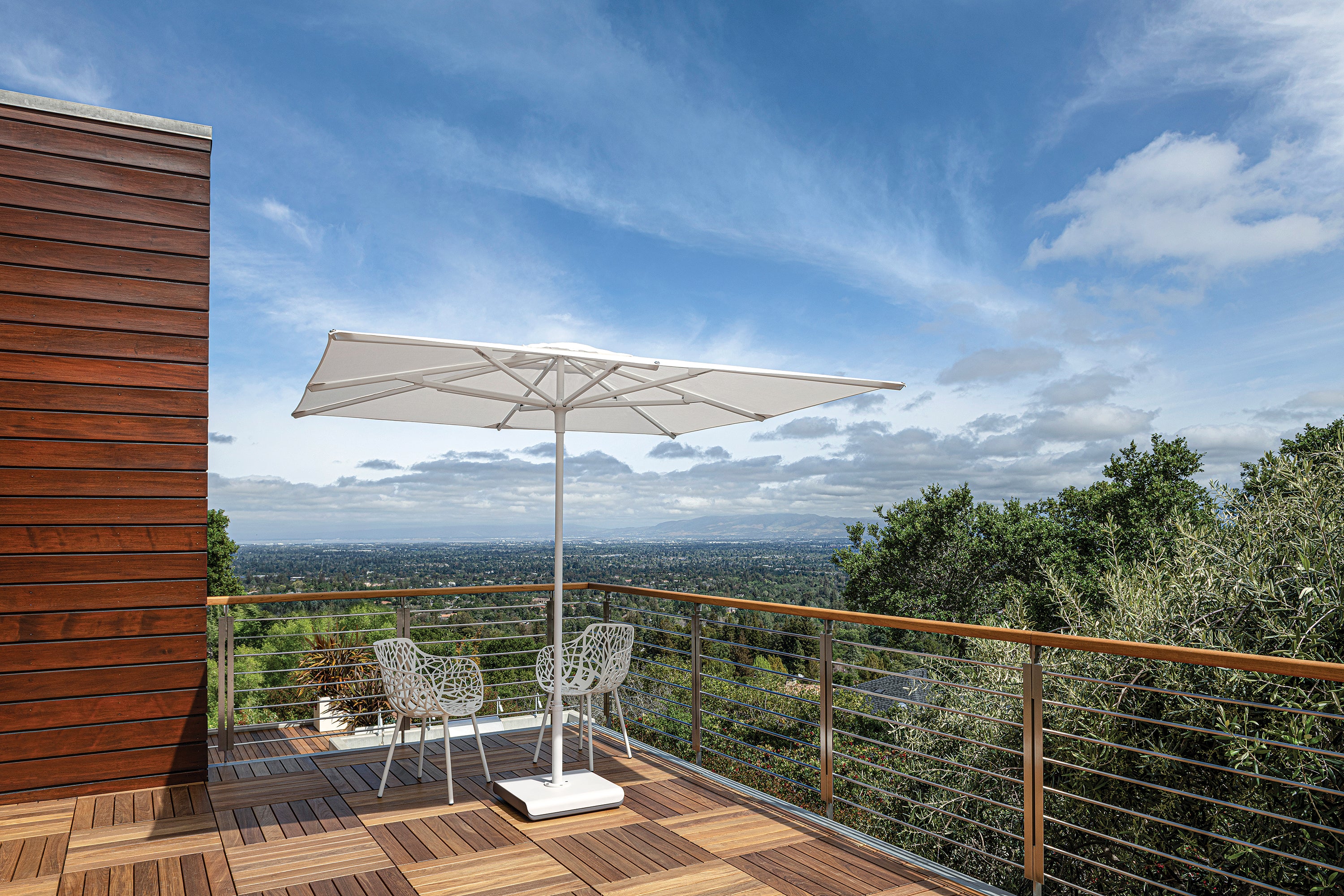6.5 ft Square Libra Umbrella by Shademaker