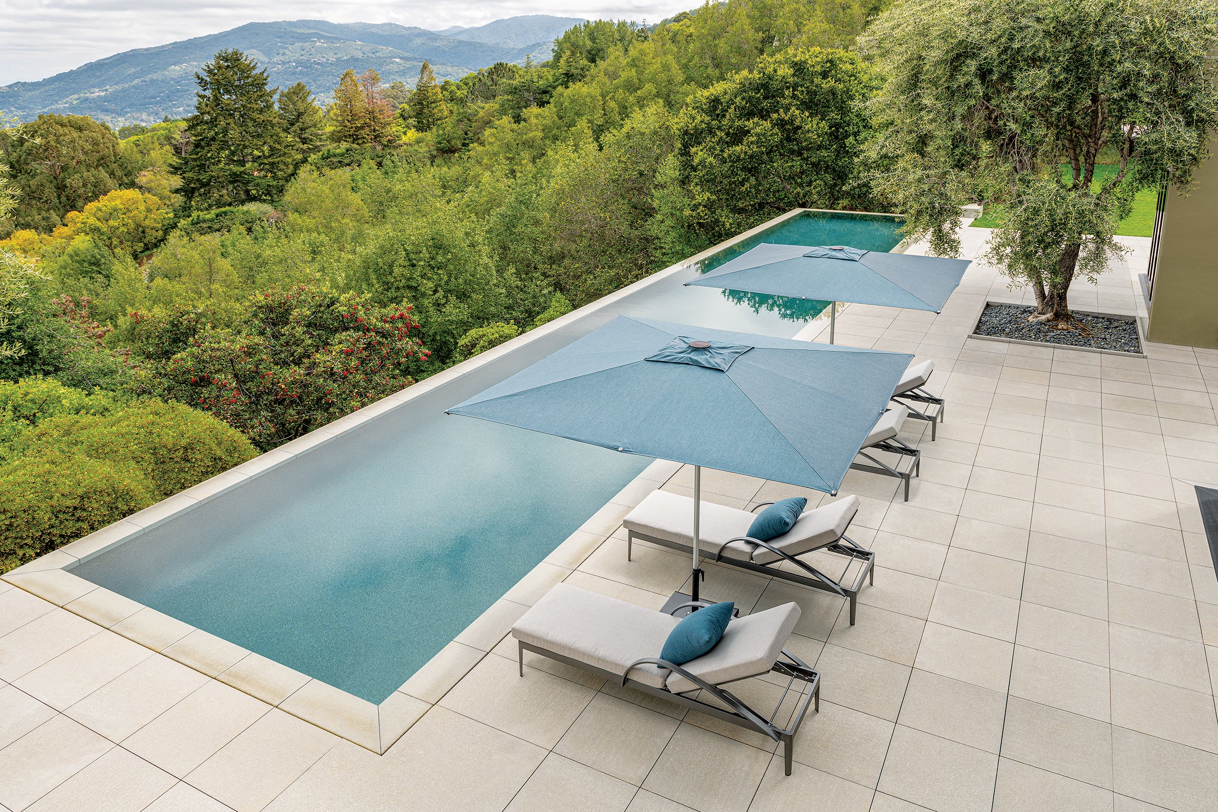 9 ft Square Libra Umbrella by Shademaker