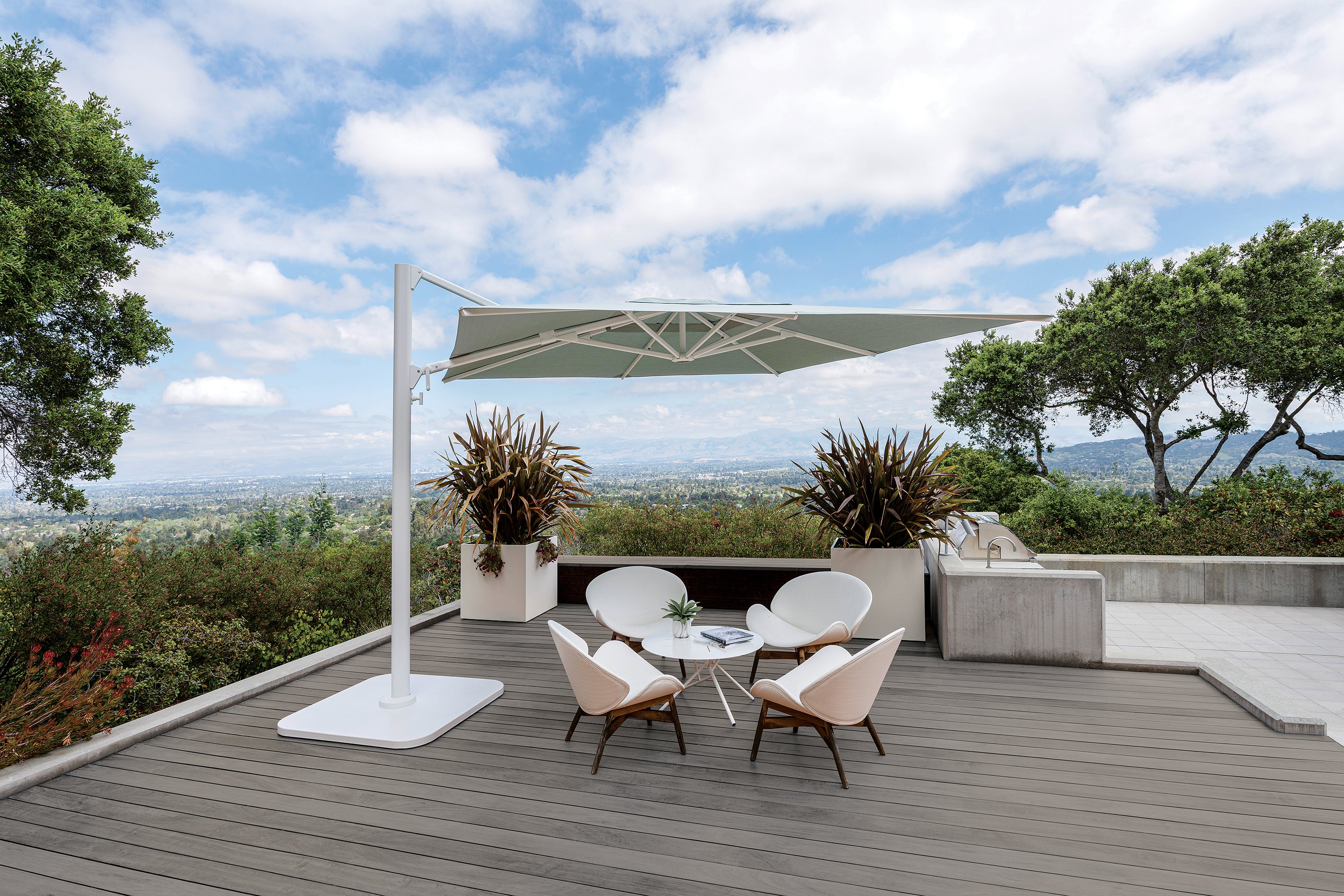 10 x 13 ft Rectangle Polaris Cantilever by Shademaker 10 x 13 ft Rectangle Polaris Cantilever by Shademaker