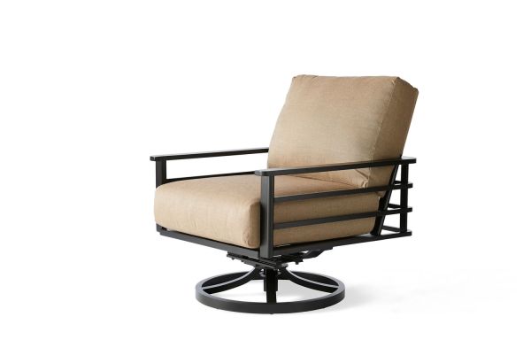 Sarasota Cushion Spring Swivel Lounge Chair by Mallin