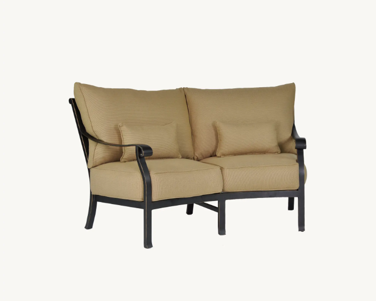 Madrid Crescent Loveseat Replacement Cushion by Castelle