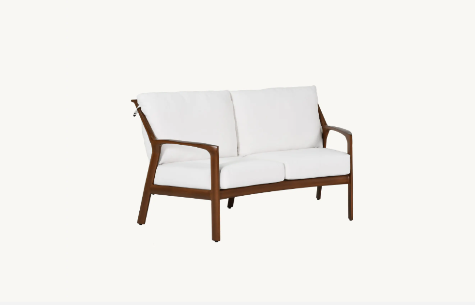 Berkeley Crescent Loveseat Cover by Castelle