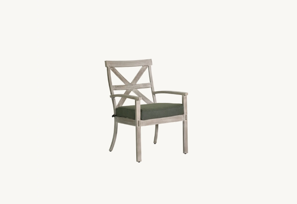 Biltmore Antler Hill Formal Arm Dining Chair Replacement Cushion by Castelle