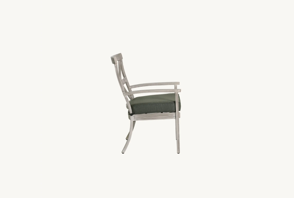 Biltmore Antler Hill Formal Arm Dining Chair Replacement Cushion by Castelle