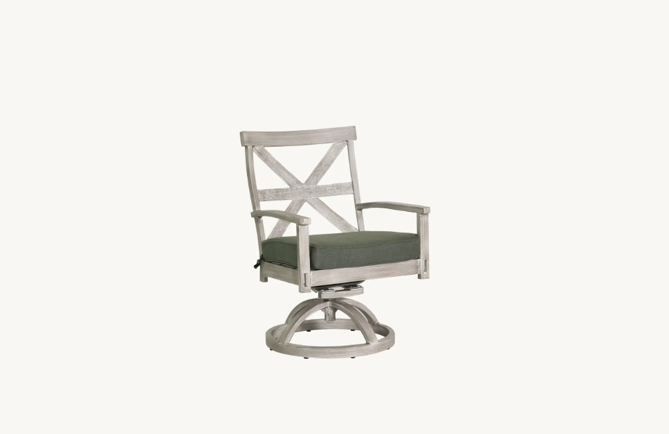 Biltmore Antler Hill Formal Arm Dining Swivel Rocker Replacement Cushion by Castelle