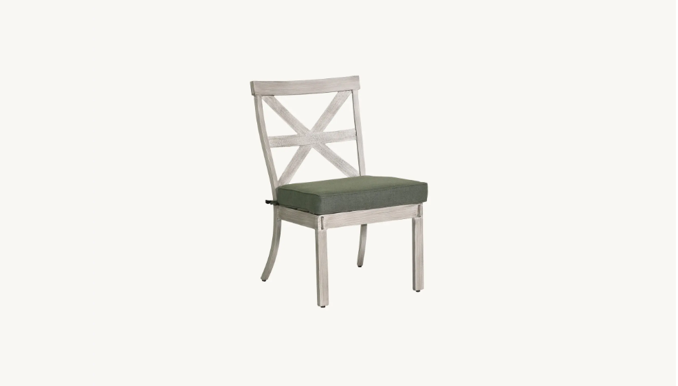 Biltmore Antler Hill Formal Armless Dining Chair Replacement Cushion by Castelle