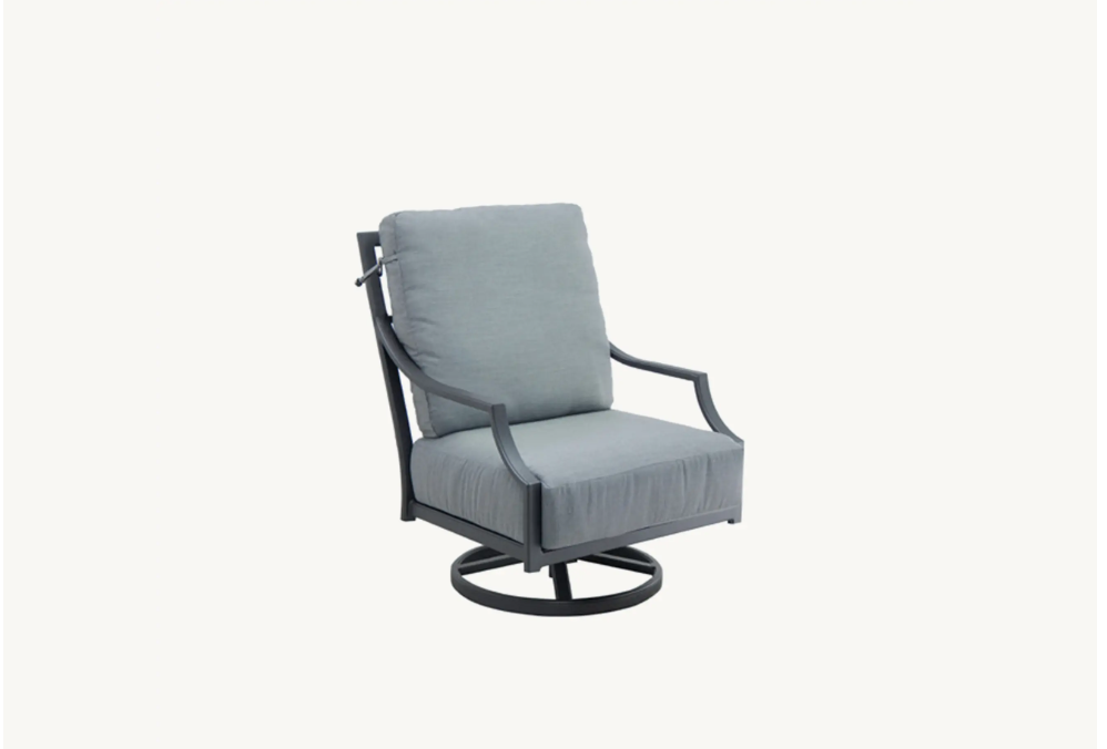 Lancaster High Back Lounge Swivel Rocker by Castelle