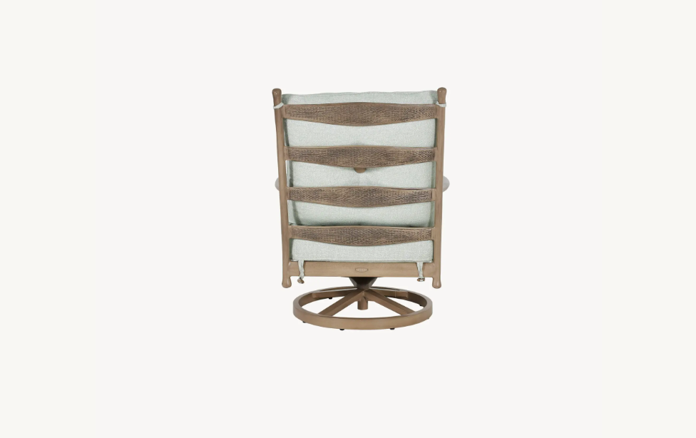 Lodge High Back Lounge Swivel Rocker by Castelle