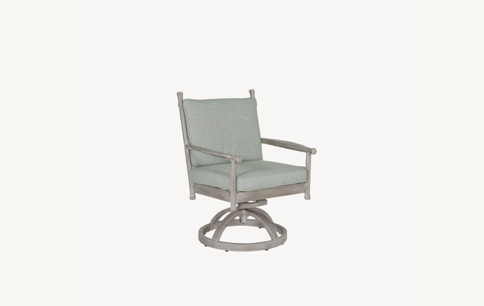 Lodge Formal Arm Dining Swivel Rocker Replacement Cushion by Castelle