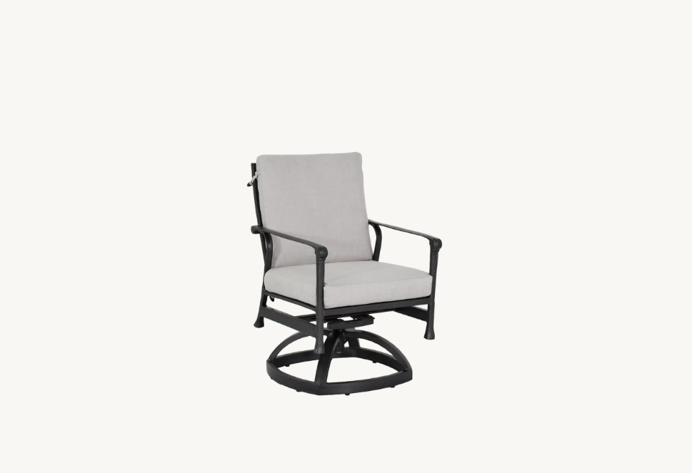 Marquis Formal Arm Dining Swivel Rocker Replacement Cushion by Castelle