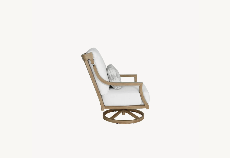 Nicoya High Back Lounge Swivel Rocker by Castelle
