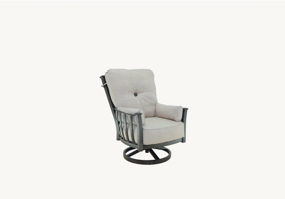 Santa Fe Ultra High Back Lounge Swivel Rocker by Castelle