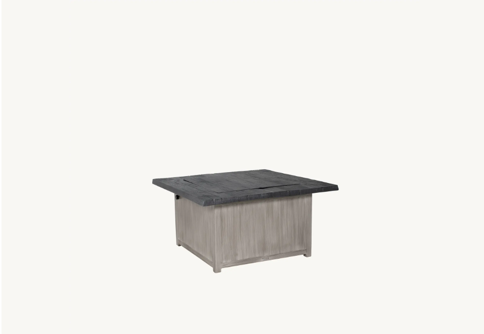 Biltmore Antler Hill 44" Square Coffee Table With Firepit Cover by Castelle