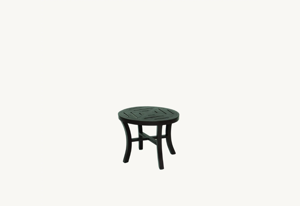 Classical 24" Elliptical Occasional Table Cover by Castelle