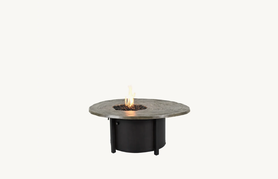 Nature's Round Firepit Coffee Table Cover by Castelle