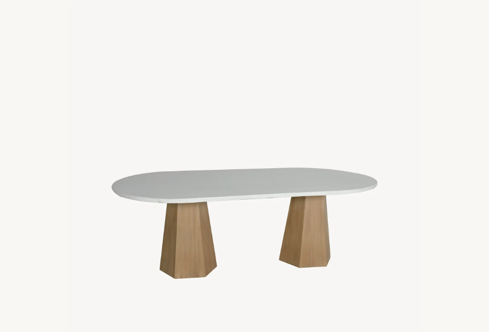 Nicoya 84" Oval Dining Table (RTA) Cover by Castelle