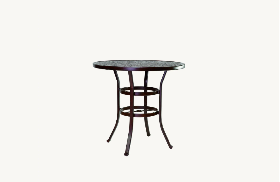 Vintage 42" Round Bar Height Table Cover by Castelle