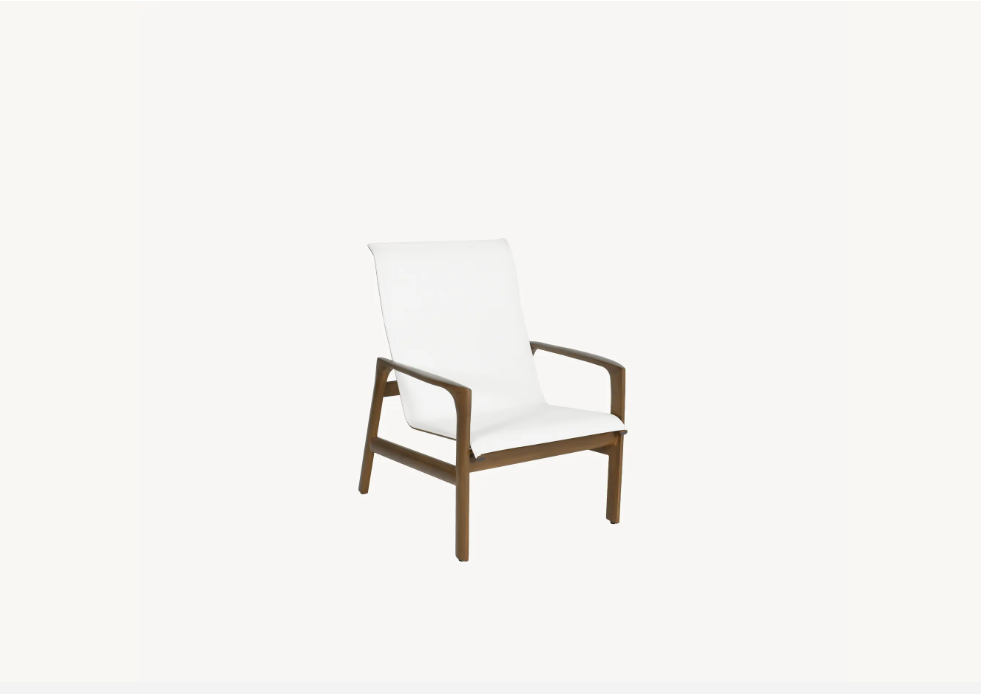 Berkeley Sling Padded Lounge Chair by Castelle