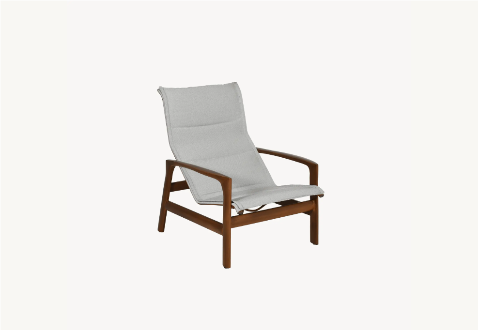 Berkeley Padded Sling Easy Lounge Chair by Castelle