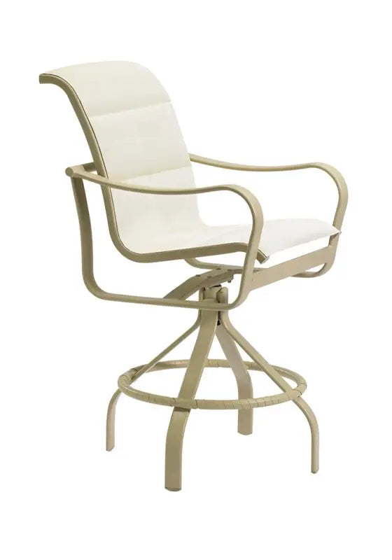 Shoreline Padded Sling 30" Swivel Bar Stool By Tropitone