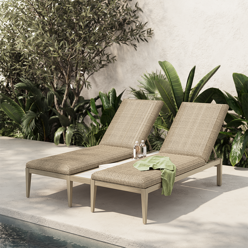 Siena Chaise Table by Ebel
