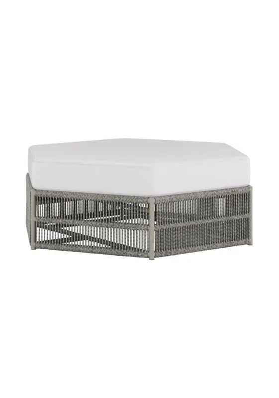 Six Cushion Hex Ottoman by Tropitone