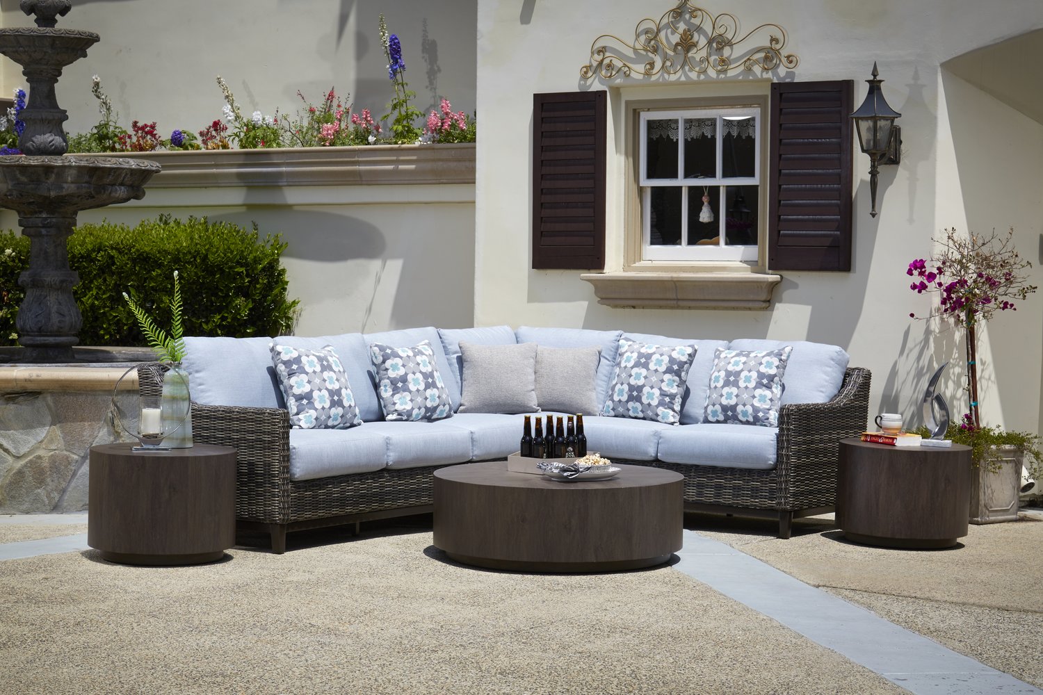 Somerset Left Loveseat By Patio Renaissance