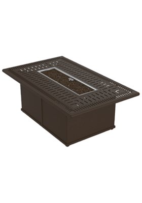 Spectrum 53" x 32" Rectangular Fire Pit With Manual Ignition