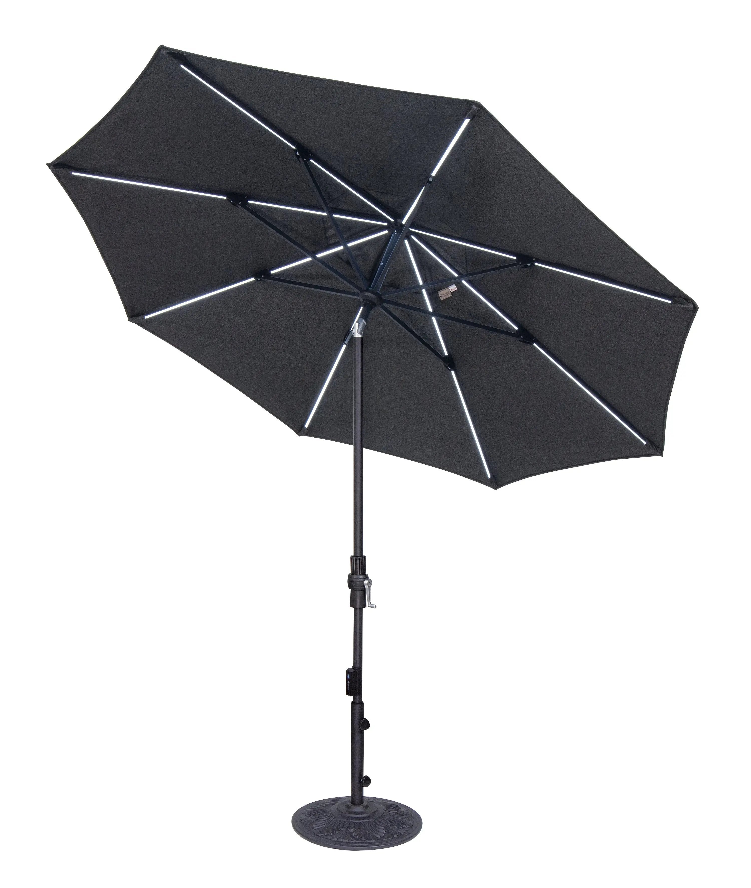 9' Starlux Collar Tilt Umbrella Frame Only
