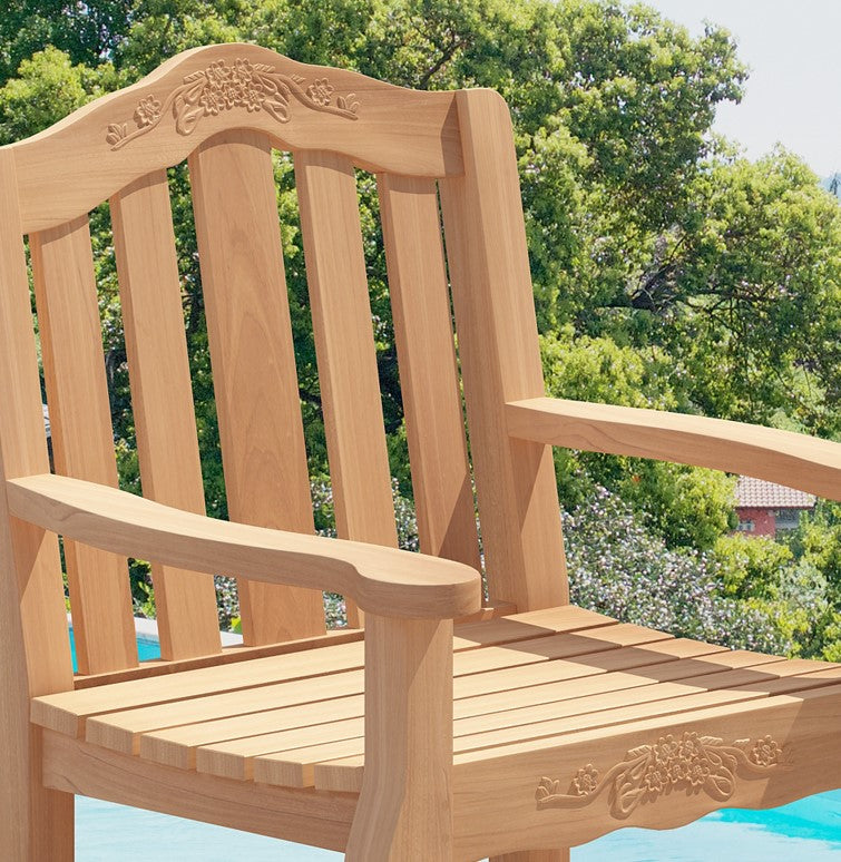 Royal Teak Wildflower Arm Chair