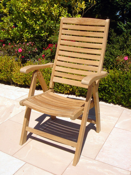 Royal Teak 5 Position Recliner Chair