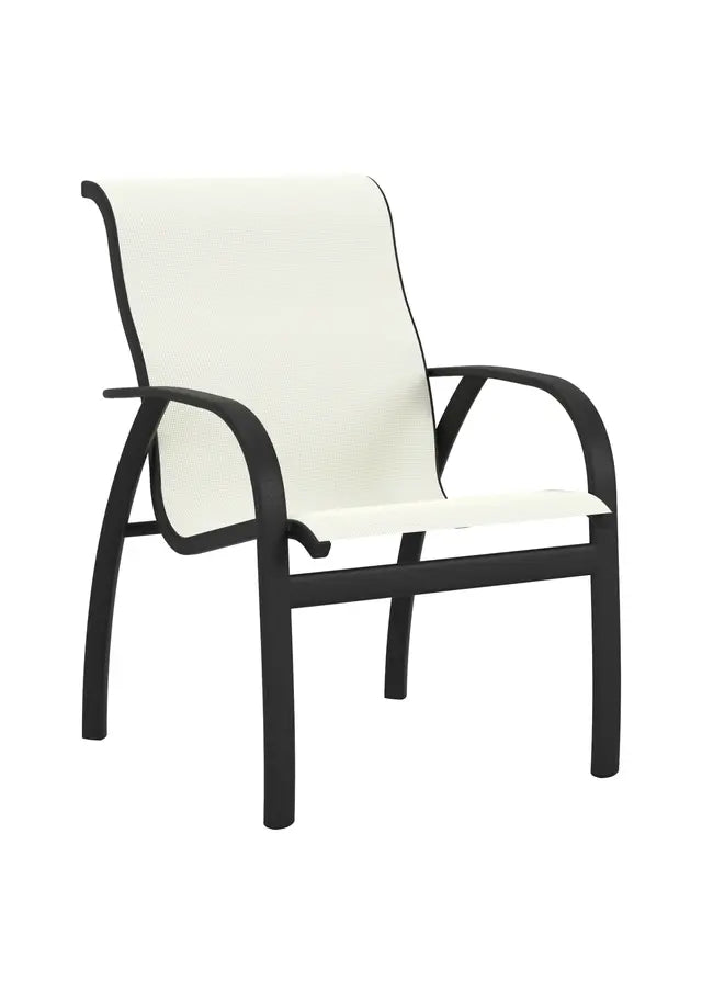 Geneva Sling Low Back Dining Chair by Tropitone