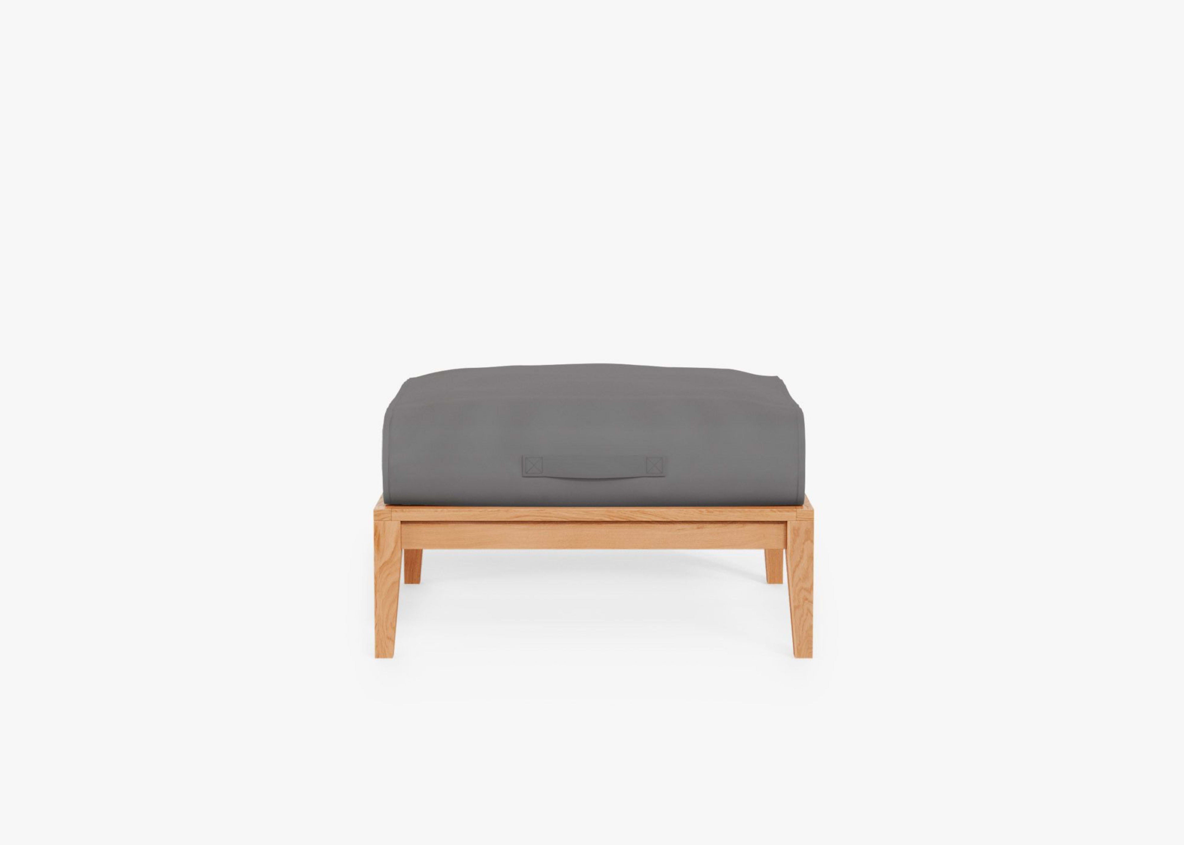 Teak Outdoor Ottoman by Outer