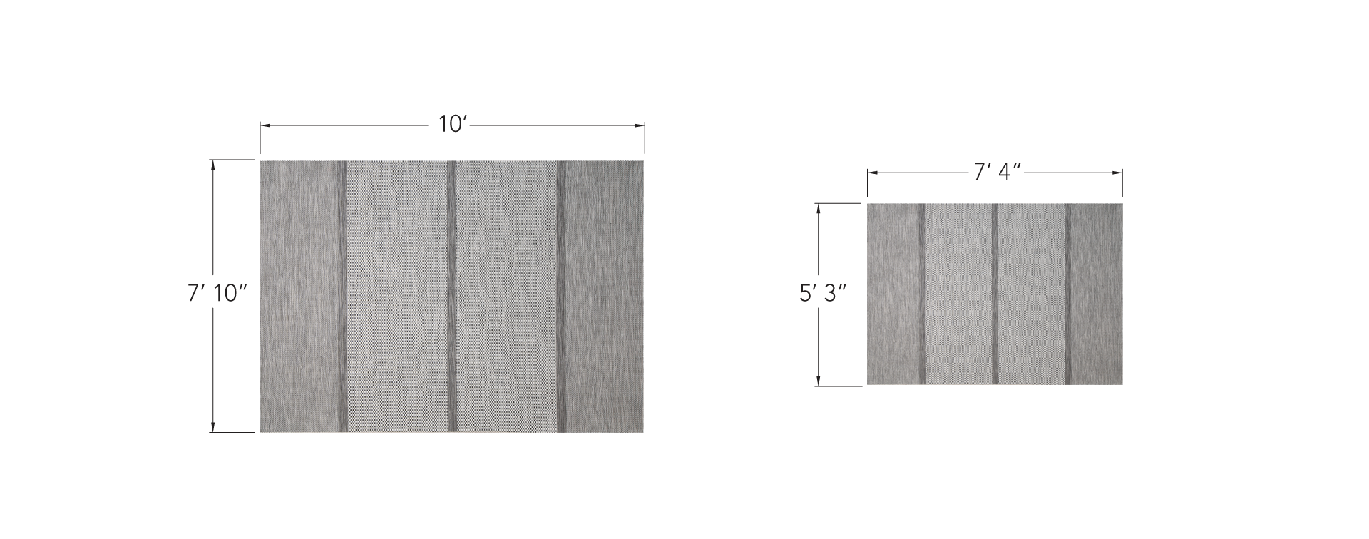 Moroccan - Textured Taupe Indoor /Outdoor Rug by Treasure Garden