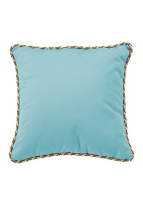 20" Square Throw Pillow With Cord Welt