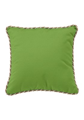 20" Square Throw Pillow With Cord Welt