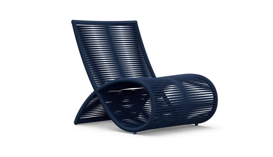 Wave Club Chair (QTY 2) - Midnight Blue by Azurro Living