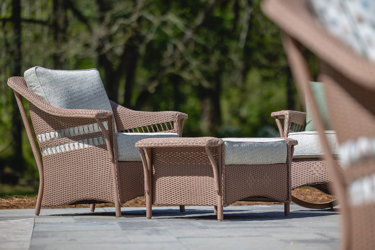 Nantucket Ottoman Replacement Cushion by Lloyd Flanders