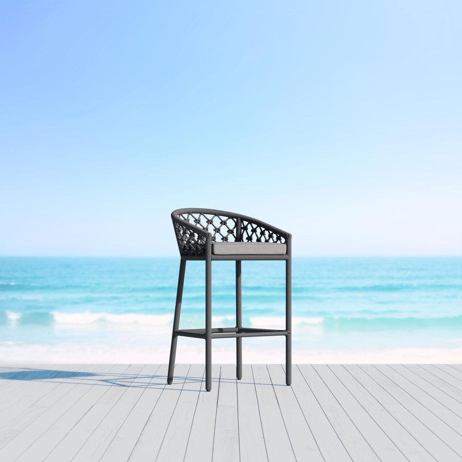 Amelia Bar Stool - Ash by Azurro Living