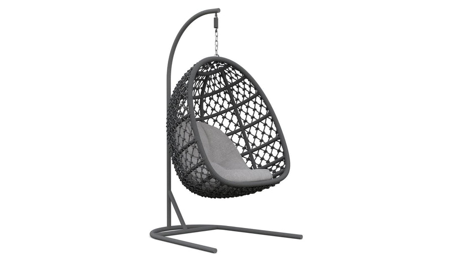 Amelia Hanging Chair - Ash by Azurro Living