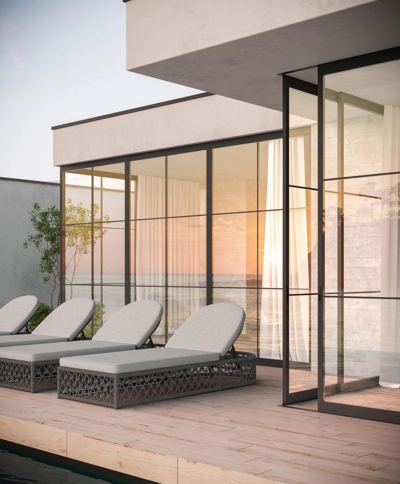 Amelia Chaise Lounge - Ash by Azurro Living