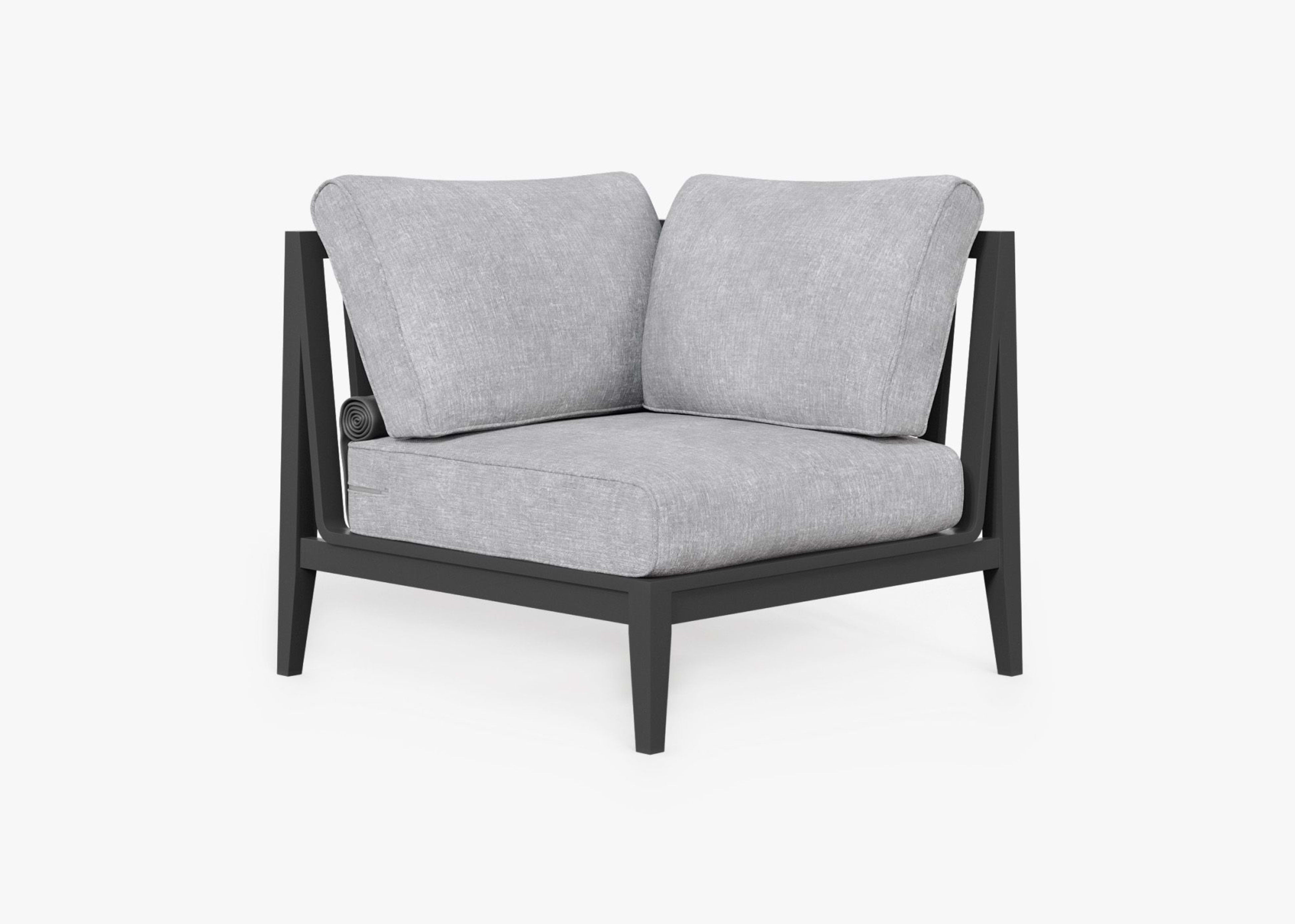 Cover for Aluminum Sectional Chair By Outer