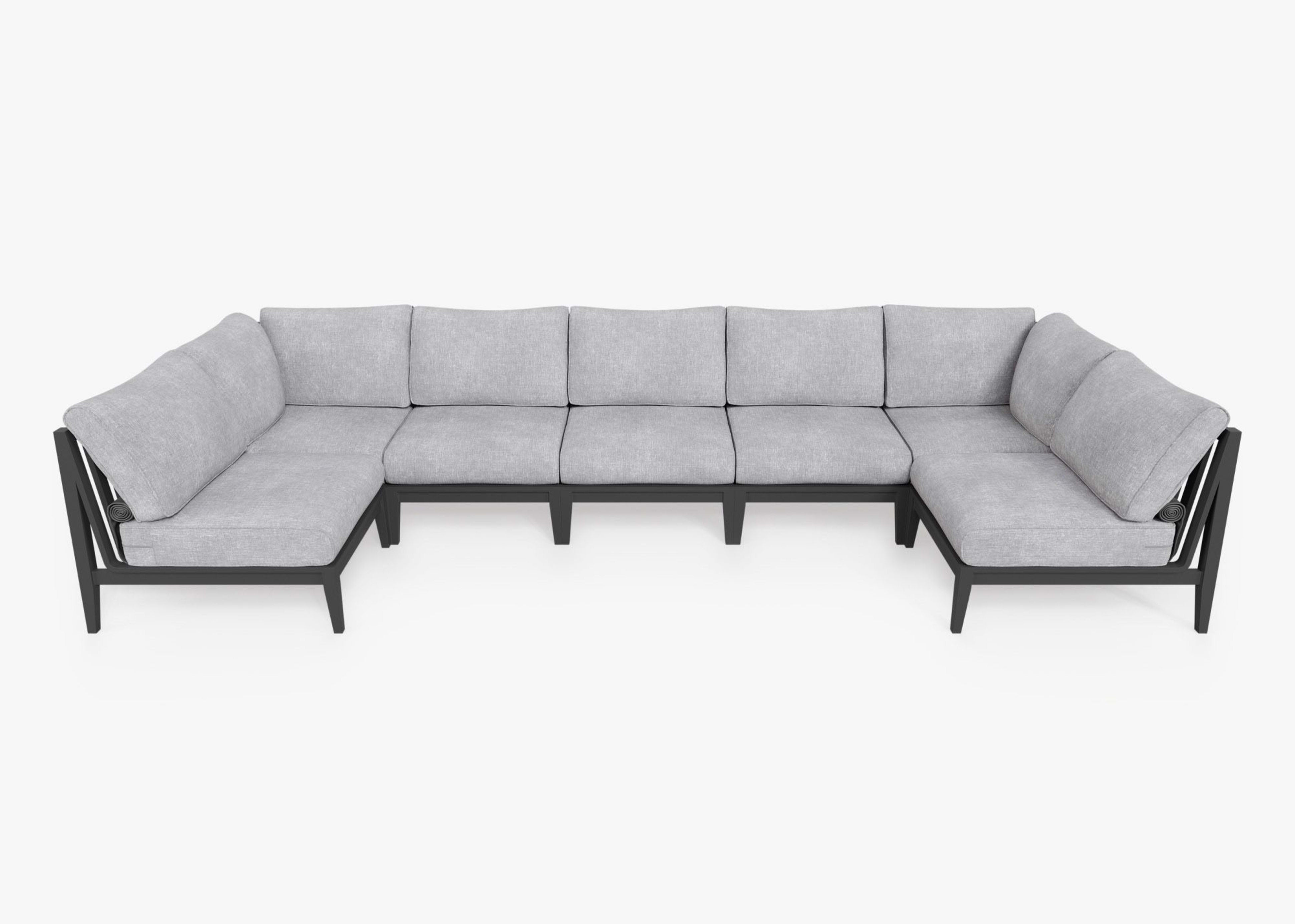 Aluminum U Sectional - 7 Seat By Outer