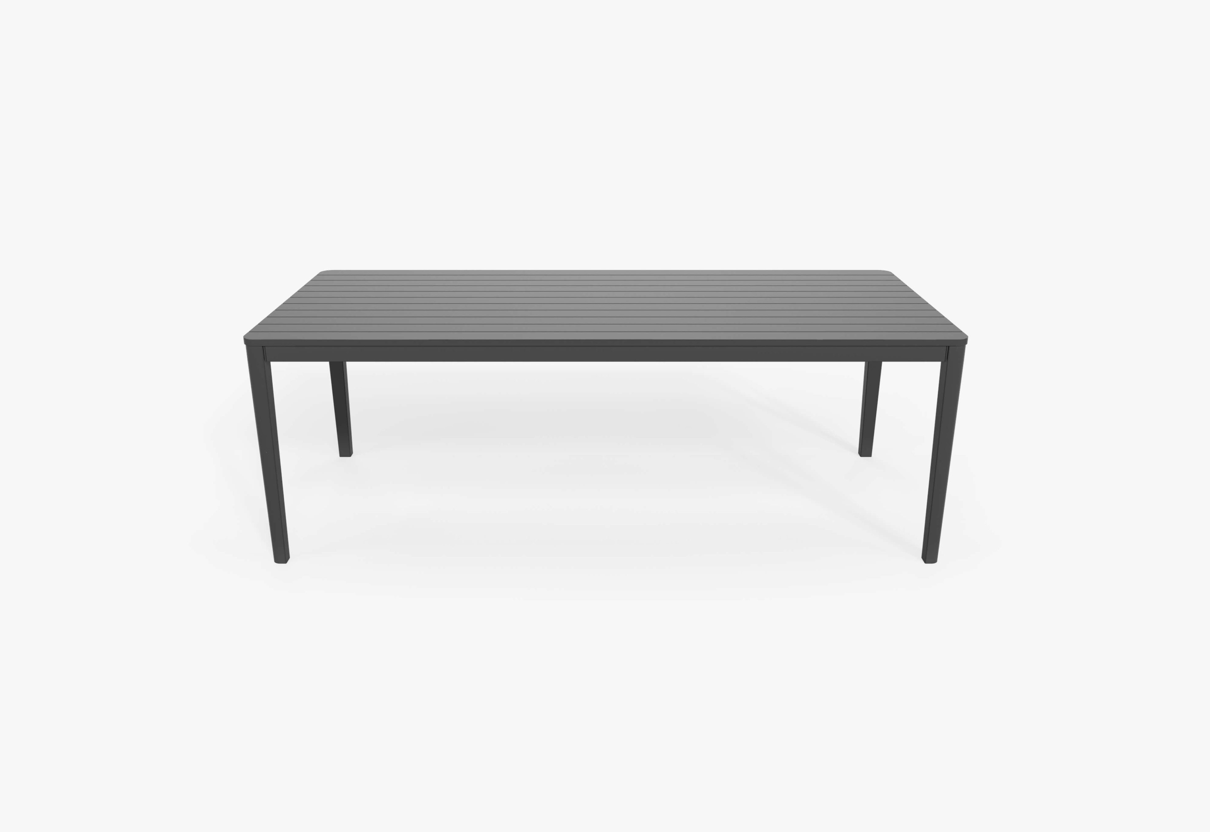 Aluminum and OuterStone Rectangular Dining Table By Outer
